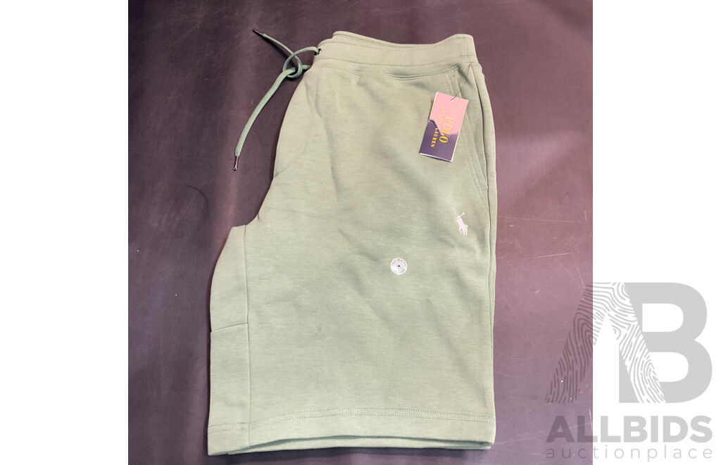 TOMMY HILFIGER T-shirt, TOMMY HILFIGER T-shirt, NIKE Pro Dri-fit Boxer, RALPH LAUREN Shorts Green - Lot of 4