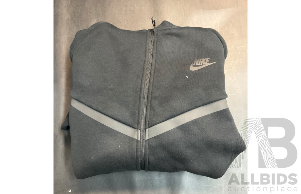 NIKE Air Max Full-Zip Hoodie, NIKE Full-Zip Hoodie, YD. Floral Shirt- Lot of 3