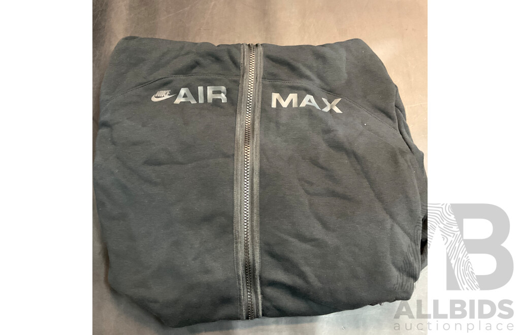 NIKE Air Max Full-Zip Hoodie, NIKE Full-Zip Hoodie, YD. Floral Shirt- Lot of 3
