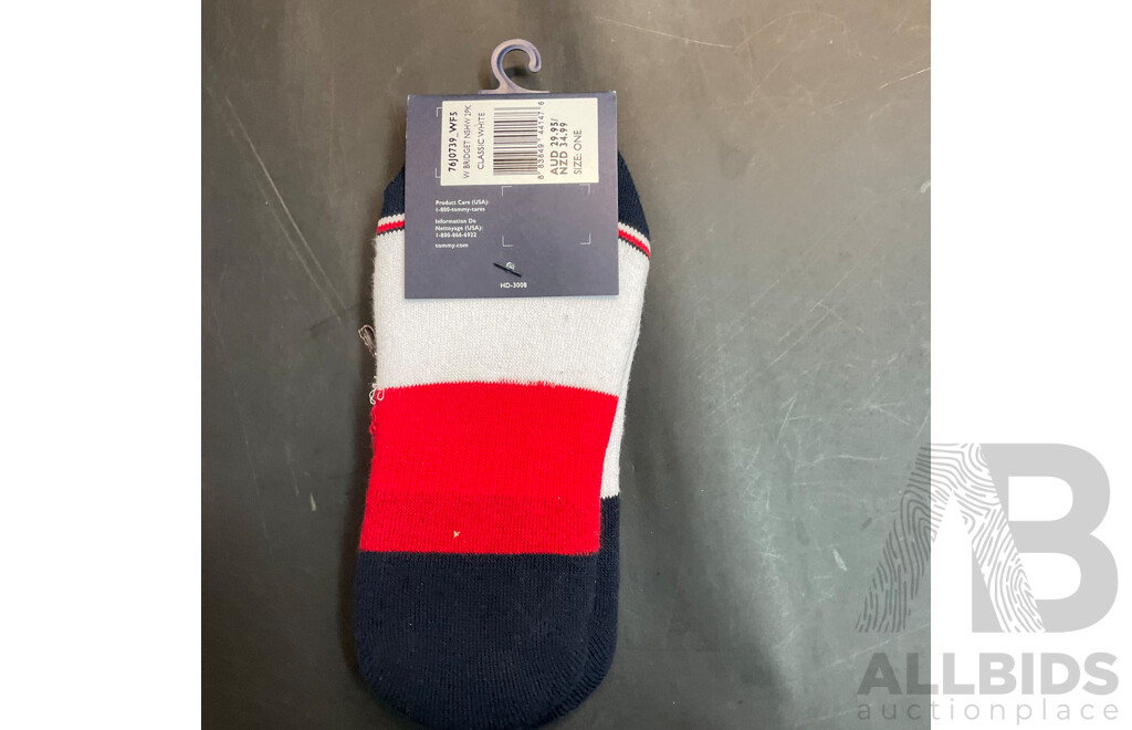 TOMMY HILFIGER Shorts, KMART Shoes, ASSORTED Socks - Lot of 5