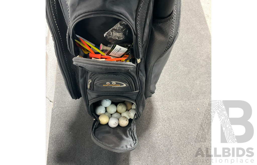 PGF Status Golf Clubs with Carry Bag & Other