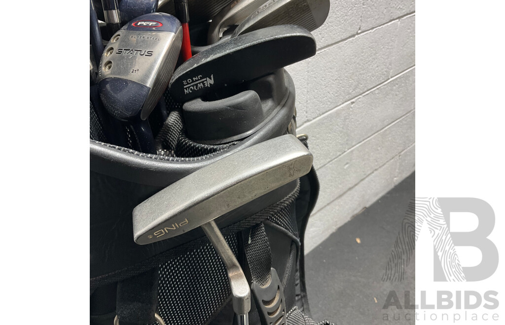 PGF Status Golf Clubs with Carry Bag & Other