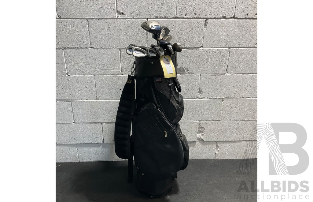 PGF Status Golf Clubs with Carry Bag & Other