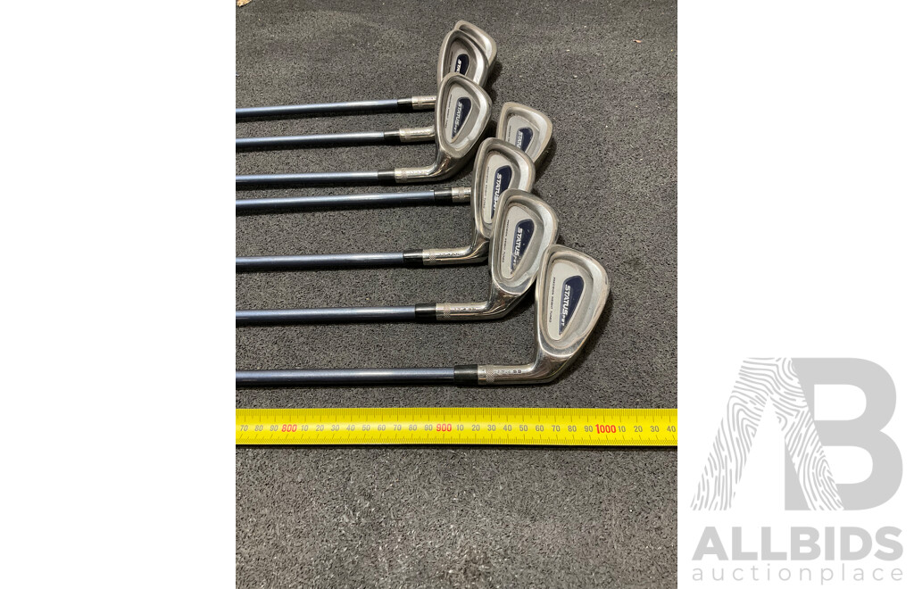 PGF Status Golf Clubs with Carry Bag & Other