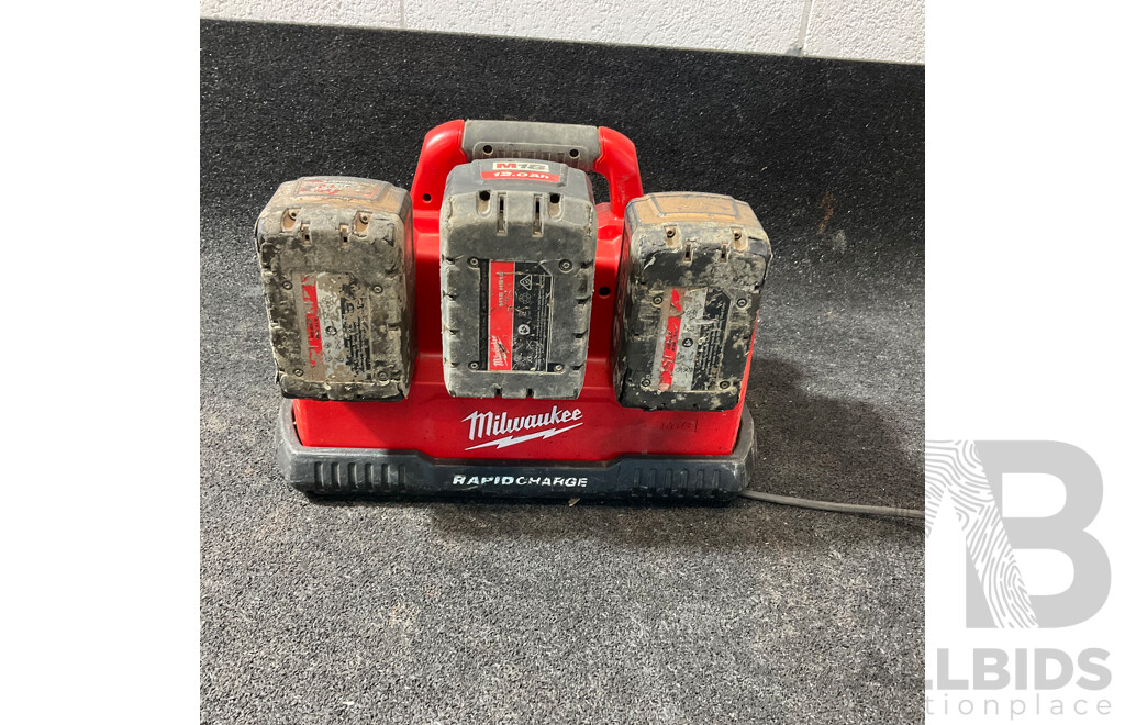 MILWAUKEE M12 & M18 Rapid Charger Station