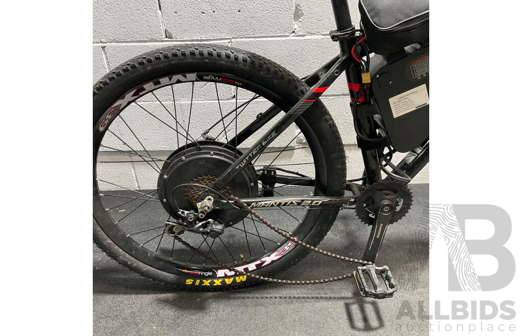 TEITTER Mountain Bike Modifide to Electric