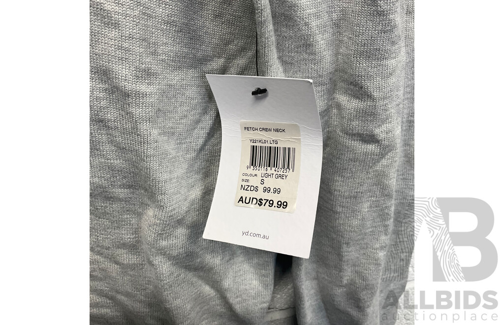 Yd. Fetch Crew Neck Size S , ROLLER the Aldo Trackies Size M Lot of 2