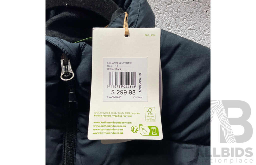 KATHMANDU Epiq Womens Down Vest V2 - ORP $299
