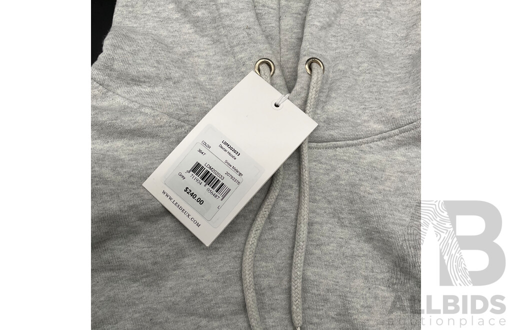 LES DEUX Dexter Hoodie Size L