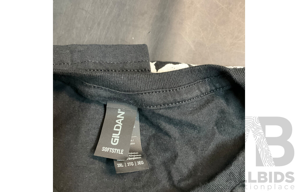 ASSORTED CLOTHING , JOHNNY BIGG , STRETCH , the NORTH FACE , YD. , GILDAN SOFTSTYLE , LOT of 5