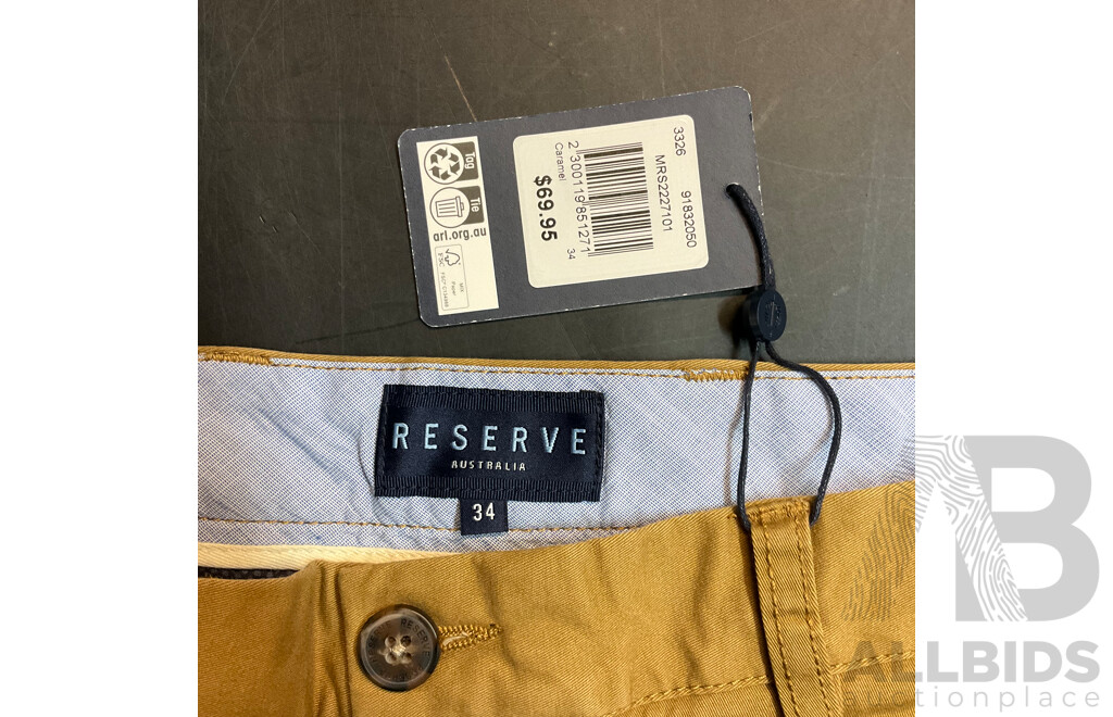 ASSORTED CLOTHING , CONNER , TAROCASH , RESERVE , YD. , LOT of 5