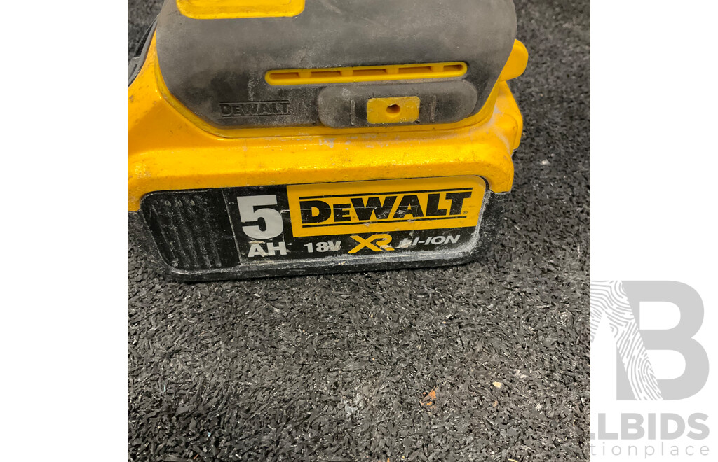 DEWALT DCF887 18V Brushless Impact Driver with 18V 5Ah Battery Lot of 2