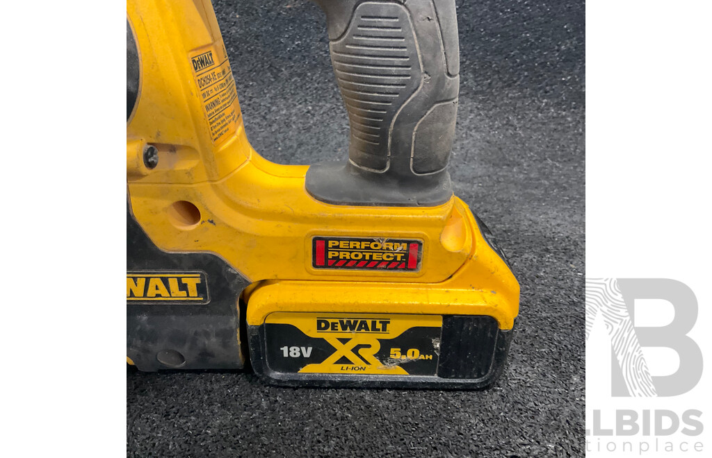 DEWALT DCH252-XE SDS Hammer with 18V 5Ah Battery Lot of 2