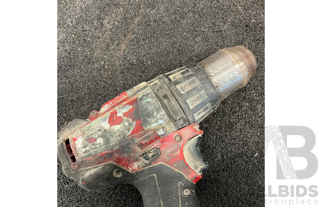 MILWAUKEE Brushless Hammer Drill/Driver, MILWAUKEE Brushless Impact Driver, MILWAUKEE M18 5ah, Lot of 2