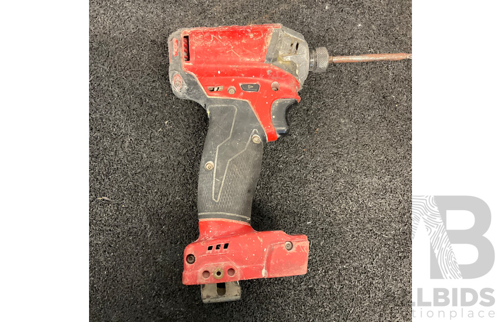 MILWAUKEE Brushless Hammer Drill/Driver, MILWAUKEE Brushless Impact Driver, MILWAUKEE M18 5ah, Lot of 2
