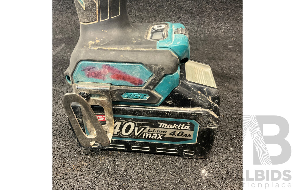 MAKITA HP001G 40V Max XGT Brushless Cordless Hammer Driver Drill with 40v 4.0ah Battery