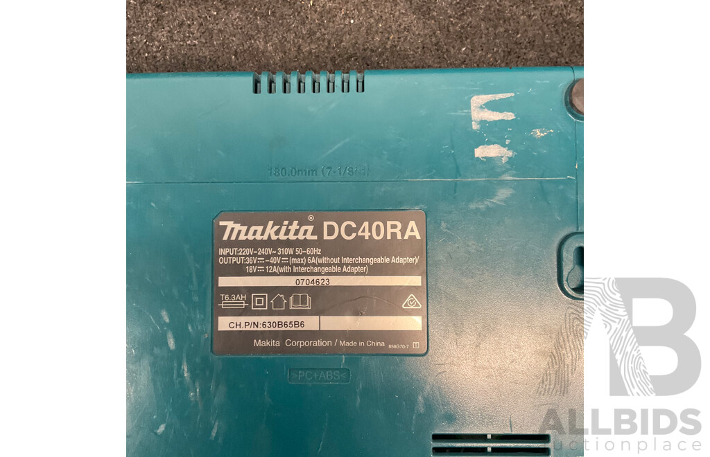 MAKITA DC40RA 40V Max XGT Battery Charger