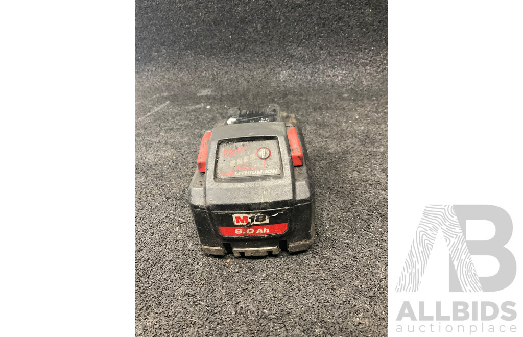 MILWAUKEE M18 8.0ah Battery