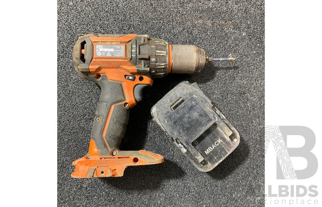 AEG Brushless Hammer Drill (BSB18CBM) with 4.0Ah Battery