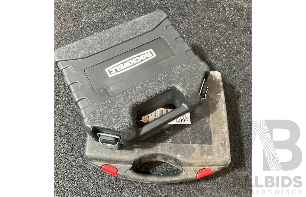 ROCKWELL Screwdriver Set and H&B Mag Drill Bits Set - Lot of 2