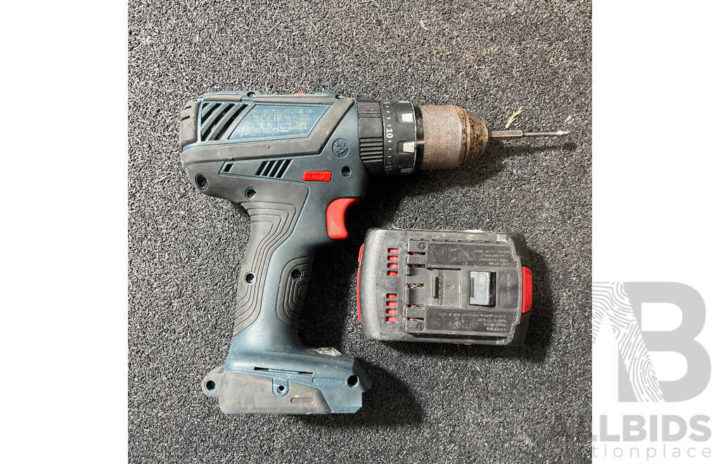 BOSCH Drill & 18V 5.0ah Battery