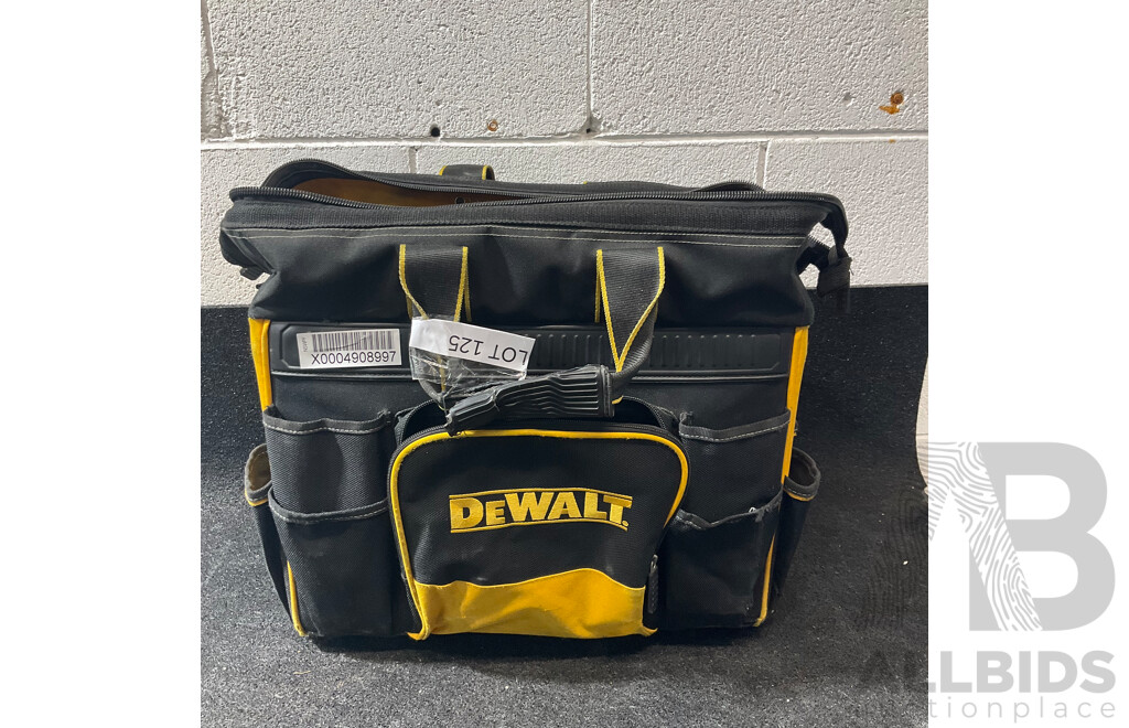 ASSORTED Tools & DEWALT Toolbag Lot of 2