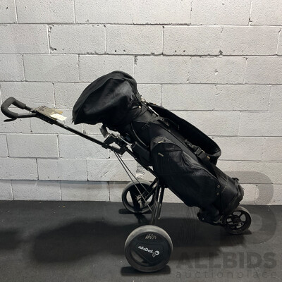 PGF Status Golf Clubs with Carry Bag & Other
