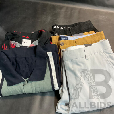 ASSORTED CLOTHING , CONNER , TAROCASH , RESERVE , YD. , LOT of 5