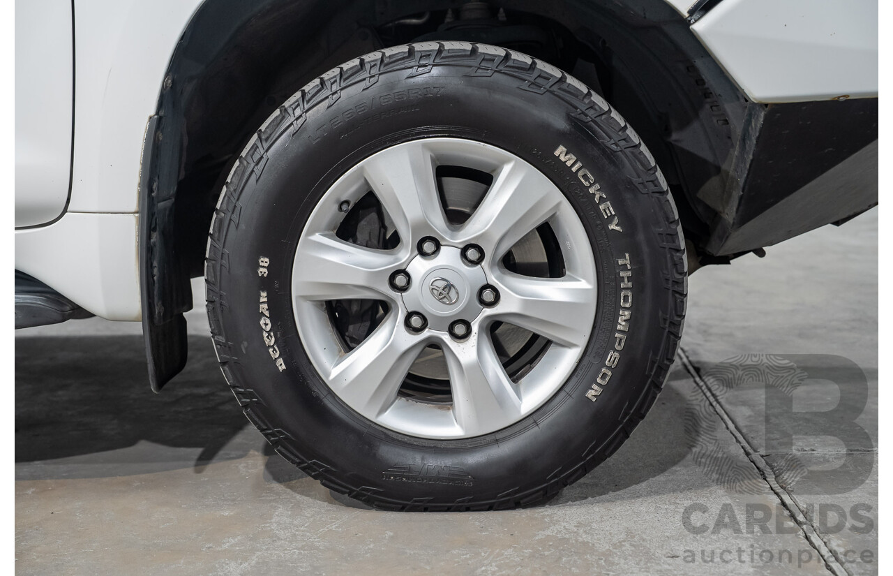 08/2011 Toyota Landcruiser Prado GXL (4x4) KDJ150R 4d Wagon Arctic White Turbo Diesel 3.0L