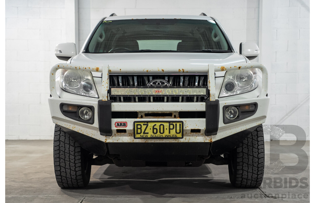 08/2011 Toyota Landcruiser Prado GXL (4x4) KDJ150R 4d Wagon Arctic White Turbo Diesel 3.0L