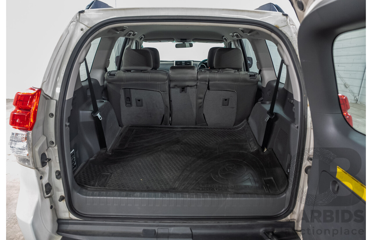 08/2011 Toyota Landcruiser Prado GXL (4x4) KDJ150R 4d Wagon Arctic White Turbo Diesel 3.0L