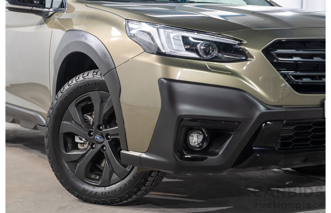 10/2021 Subaru Outback Sport AWD MY21 4d Wagon Green 2.5L