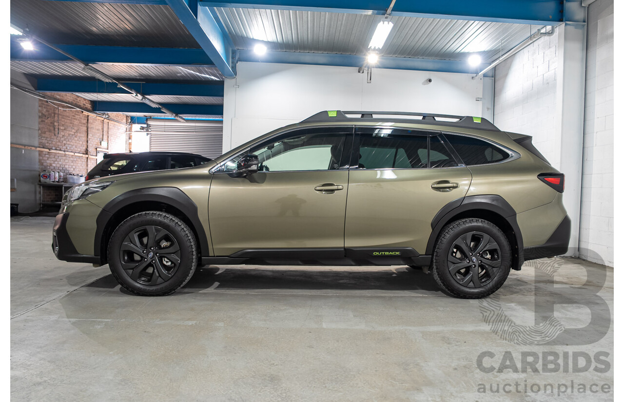 10/2021 Subaru Outback Sport AWD MY21 4d Wagon Green 2.5L