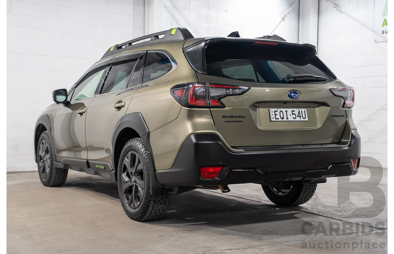 10/2021 Subaru Outback Sport AWD MY21 4d Wagon Green 2.5L