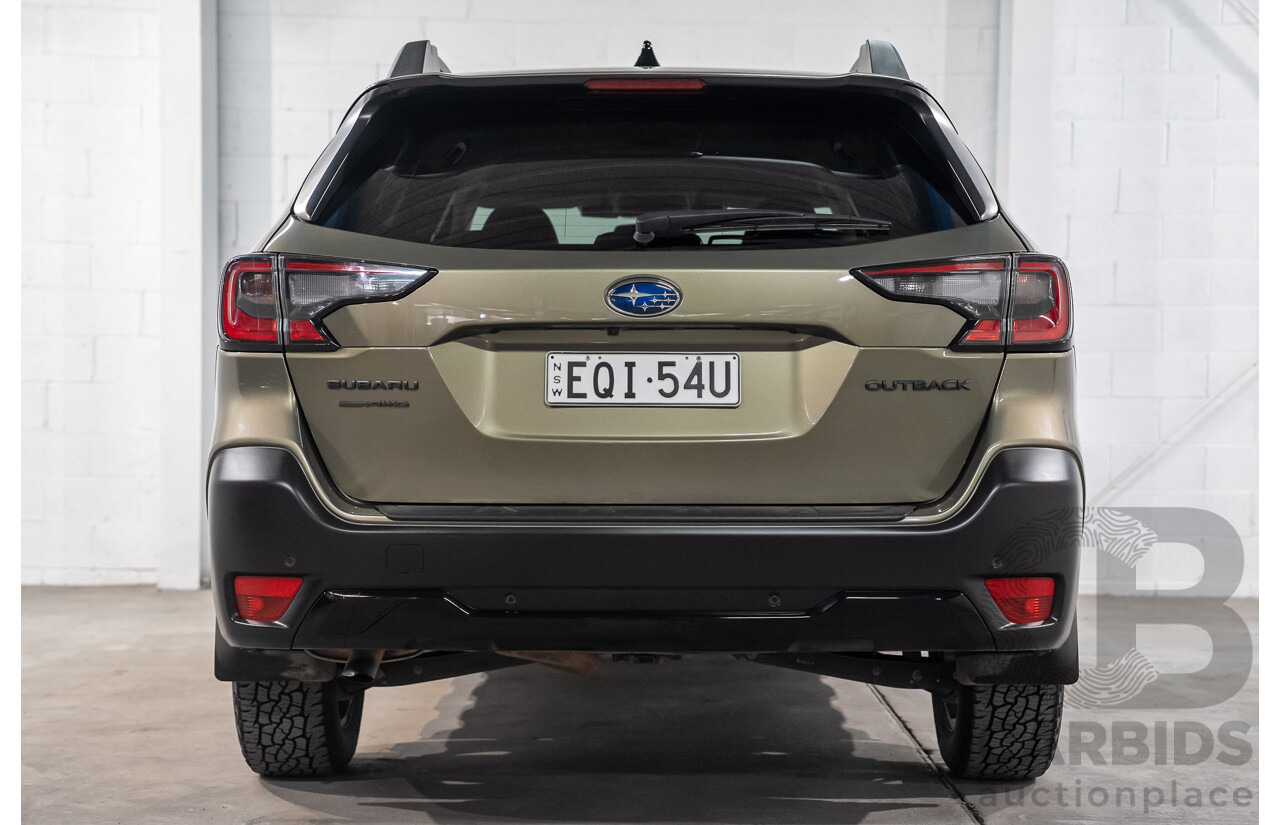 10/2021 Subaru Outback Sport AWD MY21 4d Wagon Green 2.5L