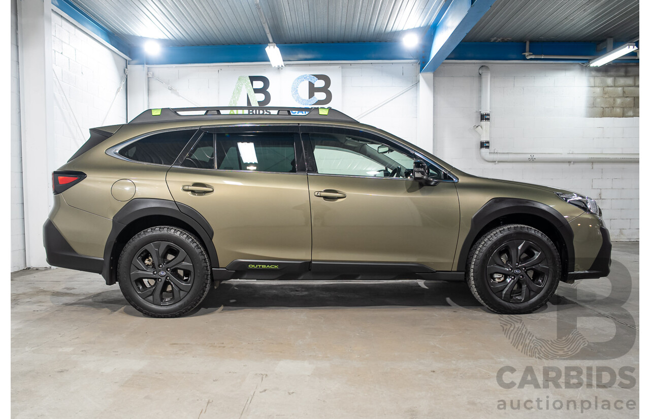 10/2021 Subaru Outback Sport AWD MY21 4d Wagon Green 2.5L