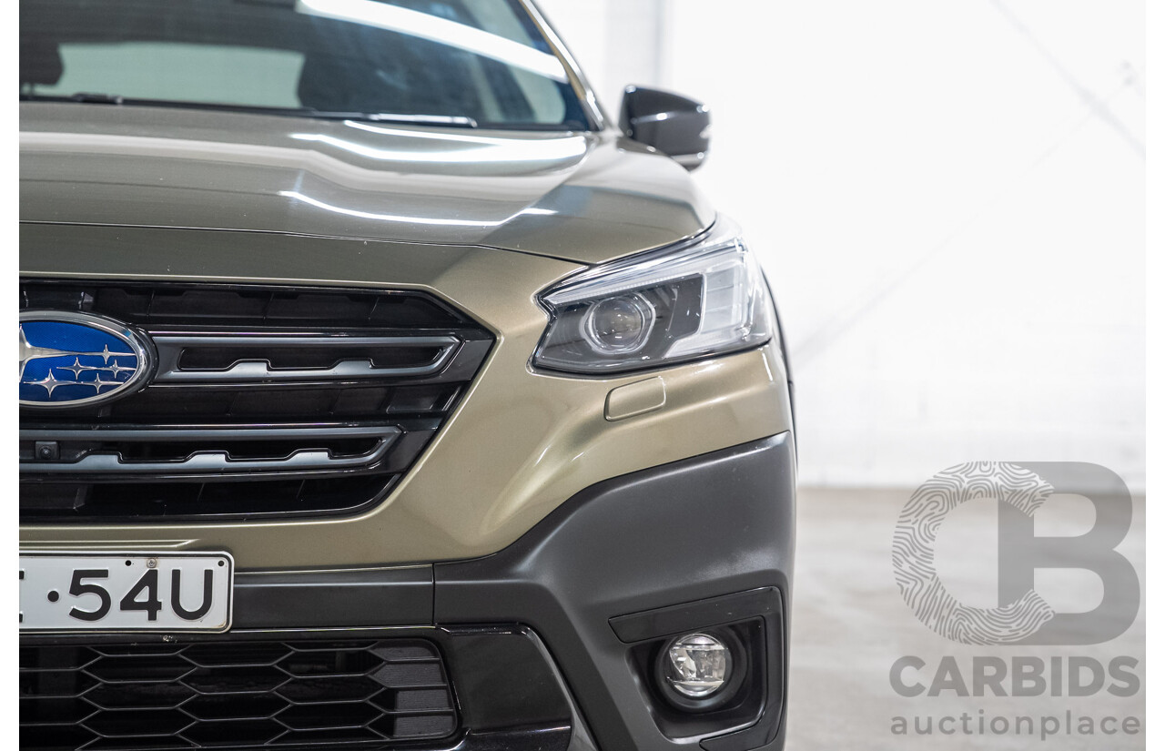 10/2021 Subaru Outback Sport AWD MY21 4d Wagon Green 2.5L