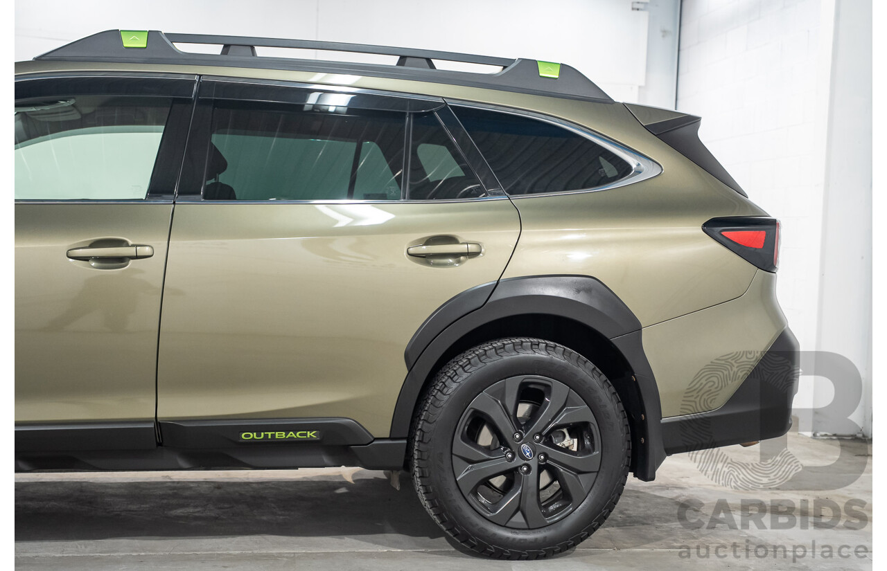 10/2021 Subaru Outback Sport AWD MY21 4d Wagon Green 2.5L