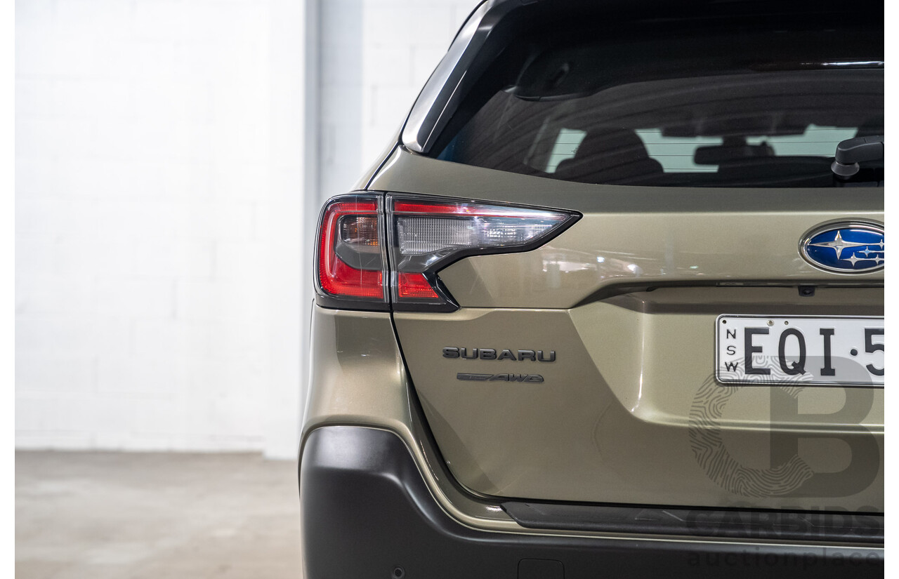 10/2021 Subaru Outback Sport AWD MY21 4d Wagon Green 2.5L