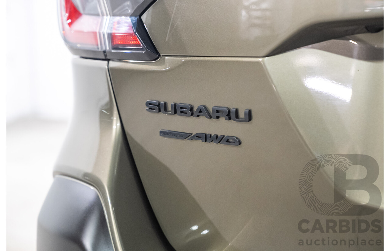 10/2021 Subaru Outback Sport AWD MY21 4d Wagon Green 2.5L