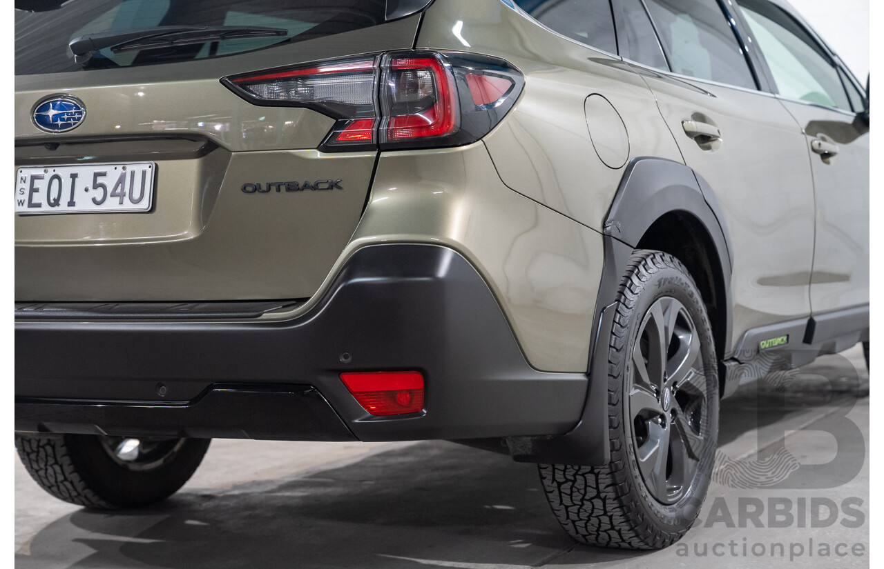 10/2021 Subaru Outback Sport AWD MY21 4d Wagon Green 2.5L