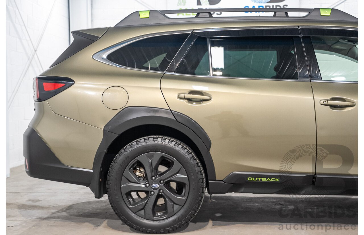 10/2021 Subaru Outback Sport AWD MY21 4d Wagon Green 2.5L
