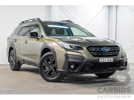 10/2021 Subaru Outback Sport AWD MY21 4d Wagon Green 2.5L