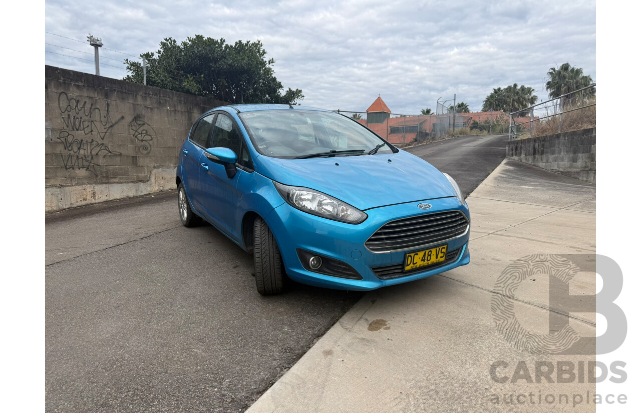 09/2013 Ford Fiesta LX FWD WT 5D Hatchback Blue 1.6L
