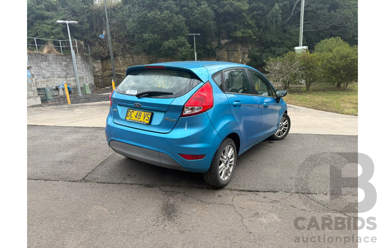 09/2013 Ford Fiesta LX FWD WT 5D Hatchback Blue 1.6L