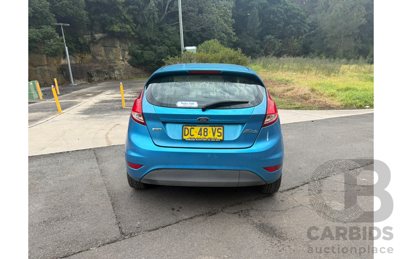 09/2013 Ford Fiesta LX FWD WT 5D Hatchback Blue 1.6L