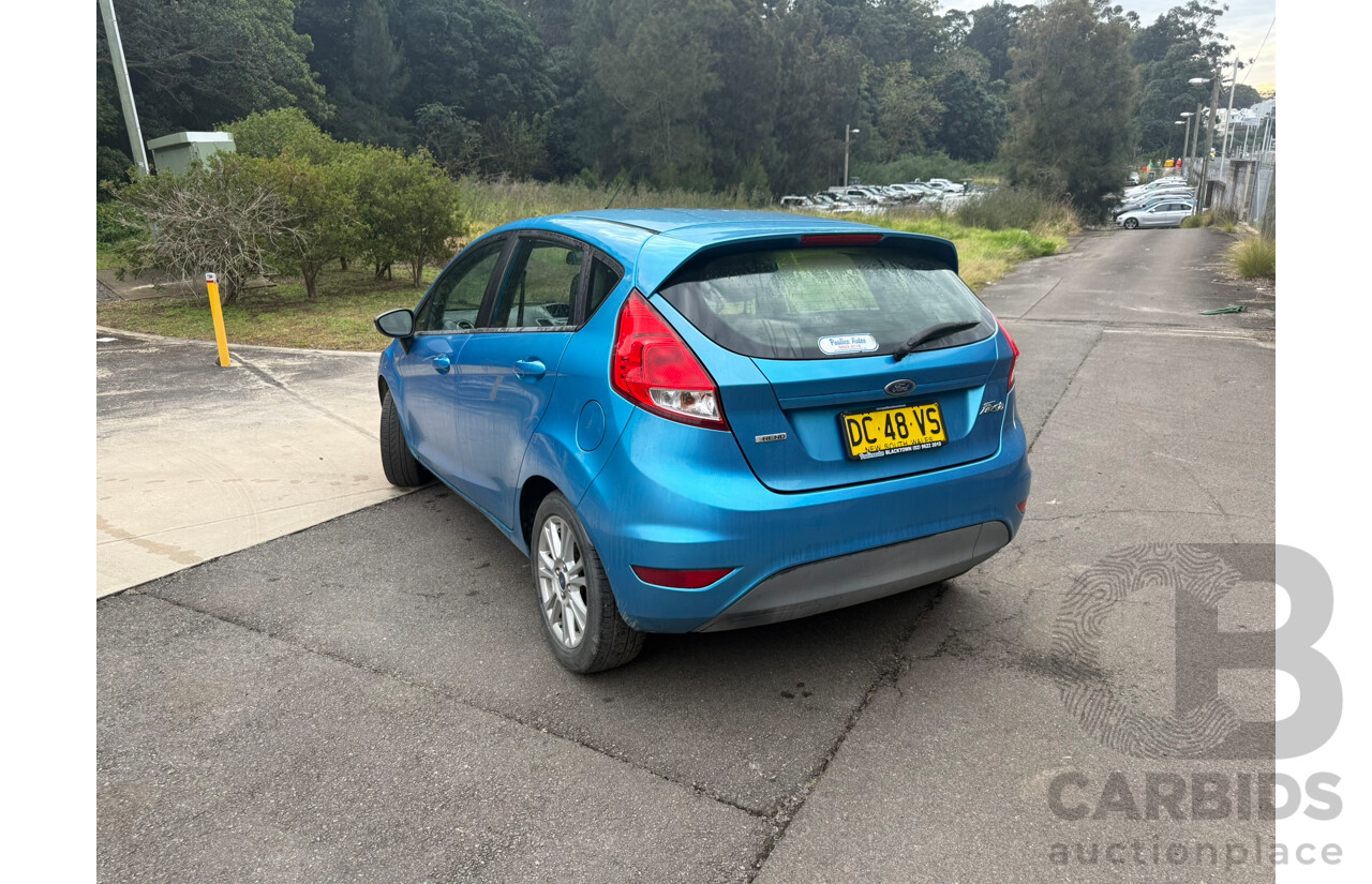 09/2013 Ford Fiesta LX FWD WT 5D Hatchback Blue 1.6L
