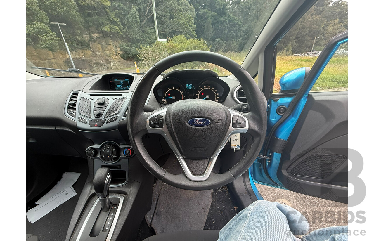 09/2013 Ford Fiesta LX FWD WT 5D Hatchback Blue 1.6L