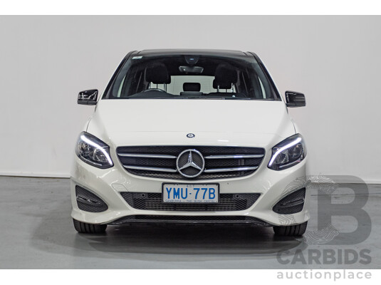 9/2015 Mercedes-Benz B200 246 MY15 5d Hatchback Calcite White Turbo 1.6L