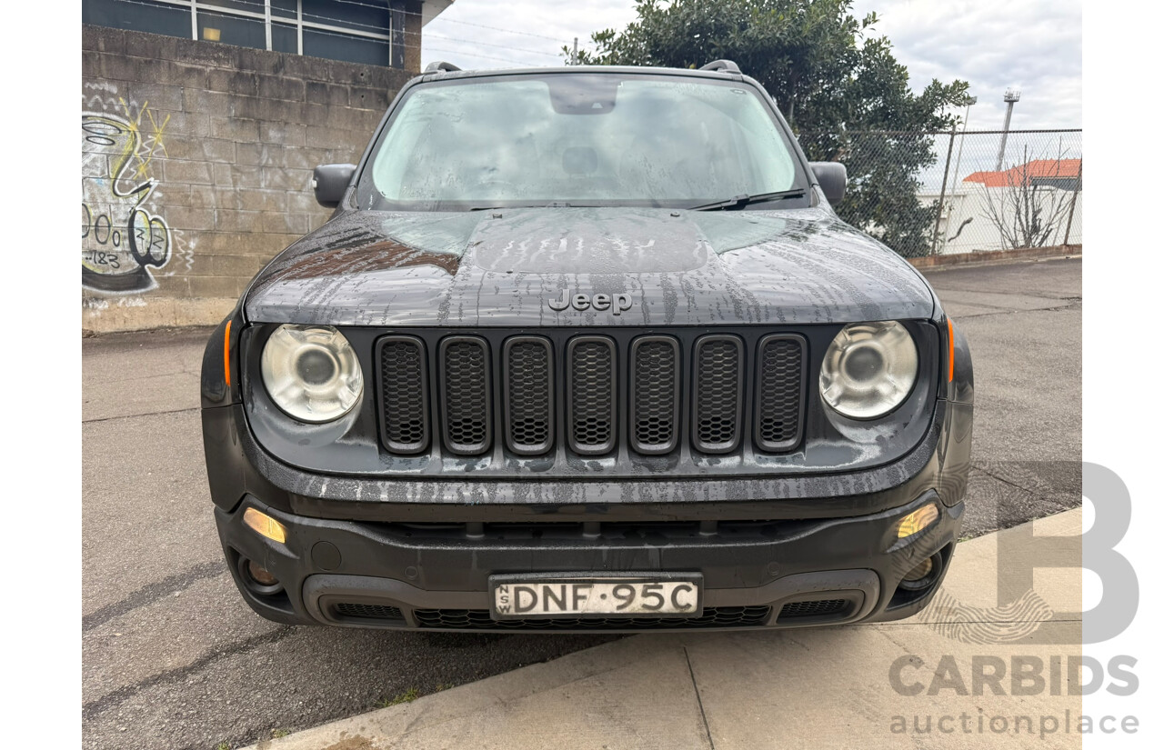 03/2017 Jeep Renegade TRAILHAWK AWD BU 4D Wagon Black 2.4L